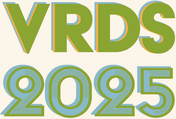 Vacation Rental Design Summit (VRDS) 2025 logo in green and blue